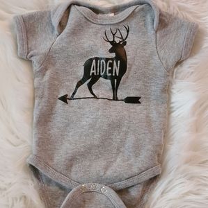 Aiden Deer Onesie 🦌 3-6 months SOLD ON MERCARI